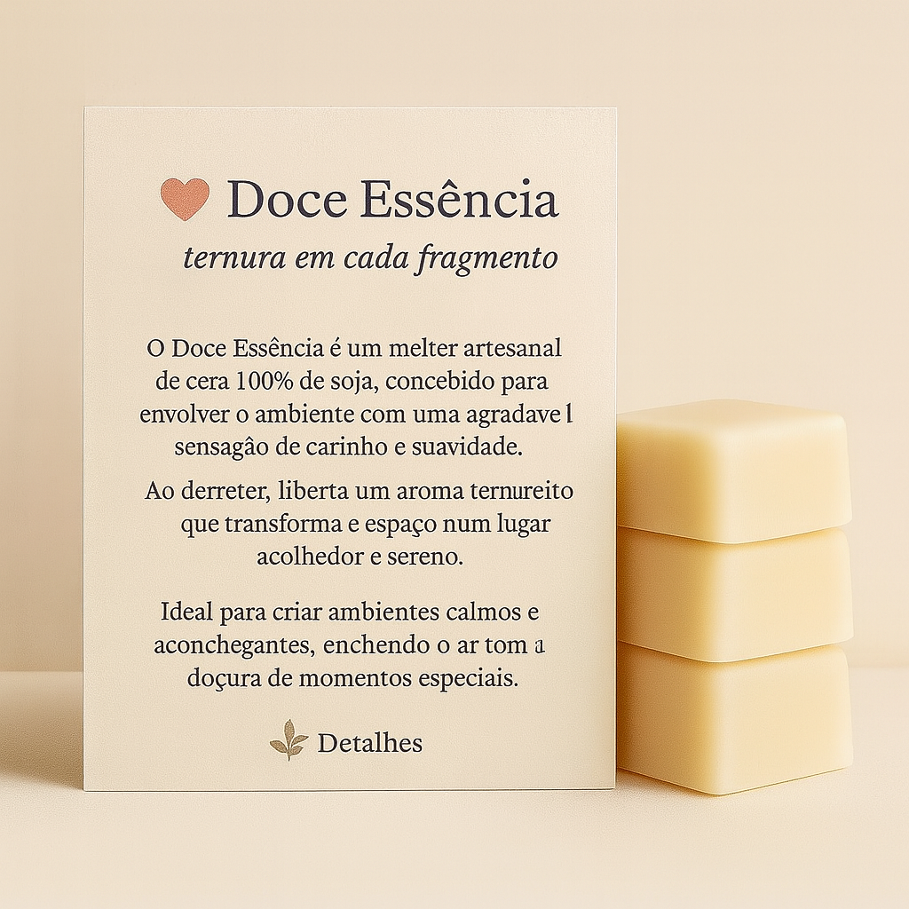 Melters “Doce Essência”Caramelo & Baunilha: acolhedor, quente e reconfortante.