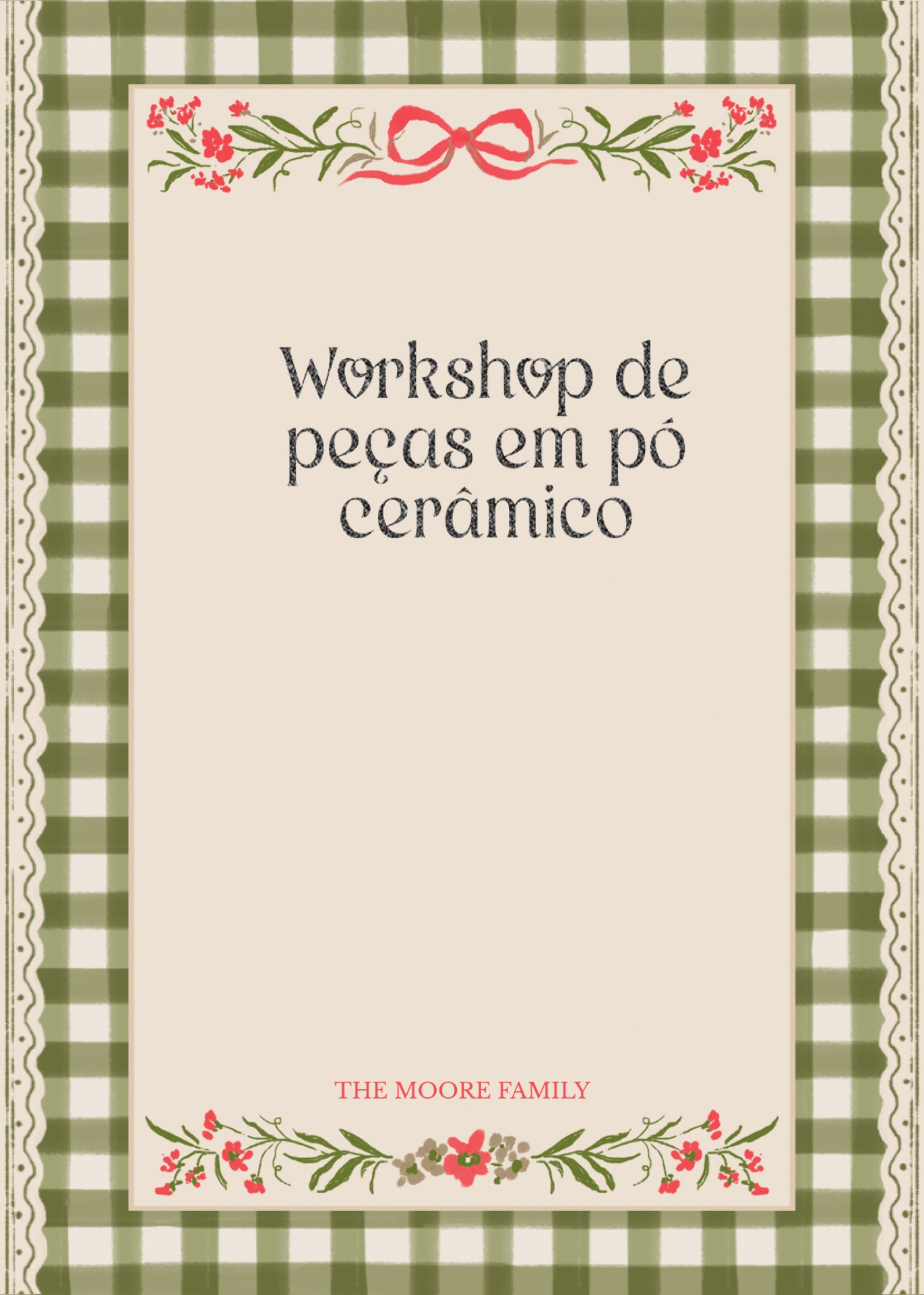 Workshop de Peças em Pó Cerâmico